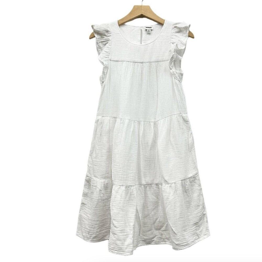 J.Crew Factory white Mini Gauze Dress size 4 NWT